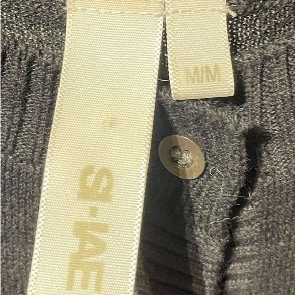 SI.IAE Wool knit blend tricolored 3/4 sleeve cardigan size medium - Picture 6 of 6